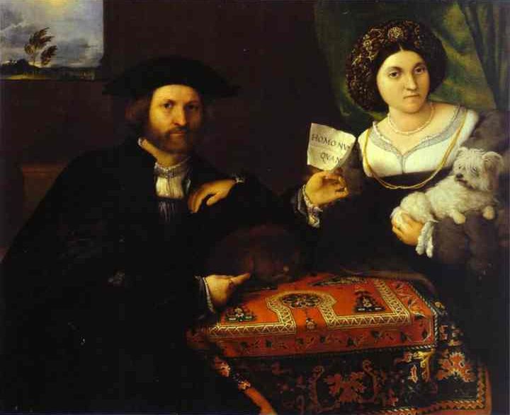 Husband And Wife by Lorenzo Lotto